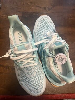 adidas Women’s Running Sneakers - Light Blue & White